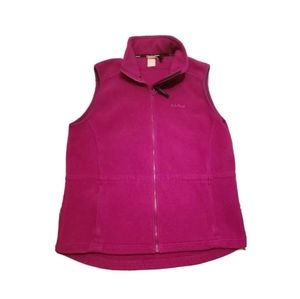 ❌SOLD❌ L.L. Bean Purple Fleece Zippered Vest